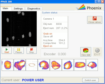 P-PhOS - pitted prunes sorter software
